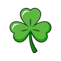 Fototapeta premium shamrock icon vector art 