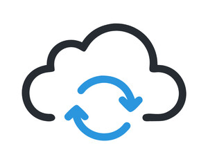 Cloud Synchronization Icon