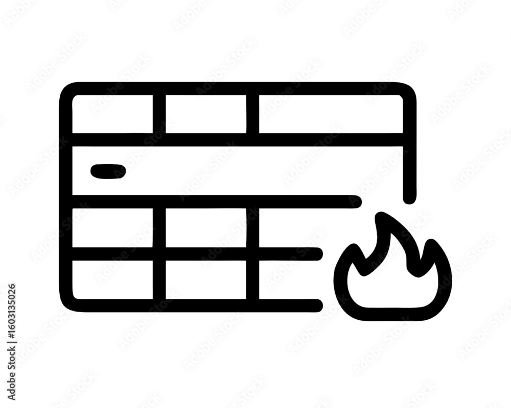 Fototapete Clean outline icon of a mobile SIM card symbol for global communication and network connectivity technology.