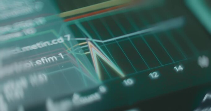 Trend Graph with Multicolor Line Data
