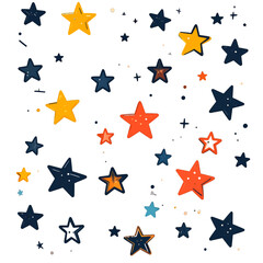 Colorful Star Pattern Background