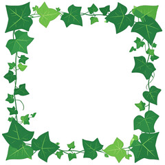 Green Ivy Leaf Border Frame
