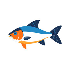 Colorful Cartoon Fish Illustration