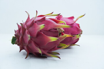 Pitaya or Dragon Fruit isolate on the white background