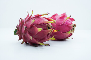 Pitaya or Dragon Fruit isolate on the white background