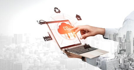 Net zero and CO2 reduction strategies promote sustainability, renewable energy, and...