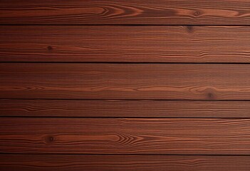 Fototapeta premium Dark brown wood paneling with visible grain and subtle stripes, ideal for background, striped, wood grain