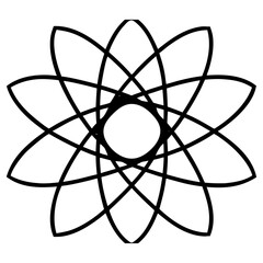 Abstract geometric pattern with vibrant color blocks