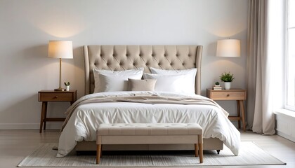 Modern bedroom interior