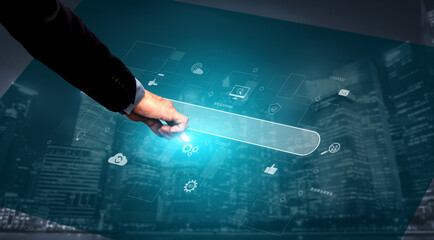 Search engine interface for accessing digital information and online data. Search engine finds...