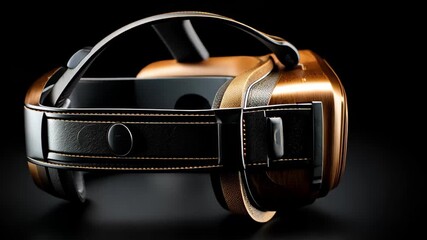 Innovative virtual reality headset showcasing advanced design and high-quality materials for immersive experiences