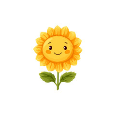 Sunflower Clipart, Vector Logo, Icon