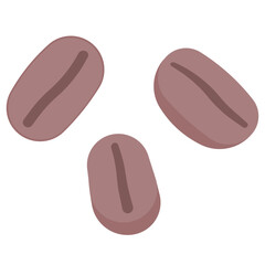 コーヒー豆のイラスト