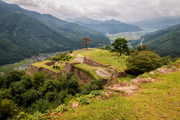 Fototapeta premium Takeda Castle Ruins in Hyogo, Japan