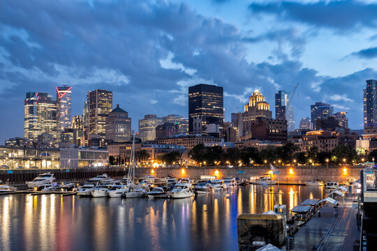 Montreal Summer Skyline - Old Port