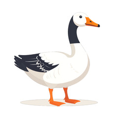 Obraz premium Cute Cartoon Goose Illustration