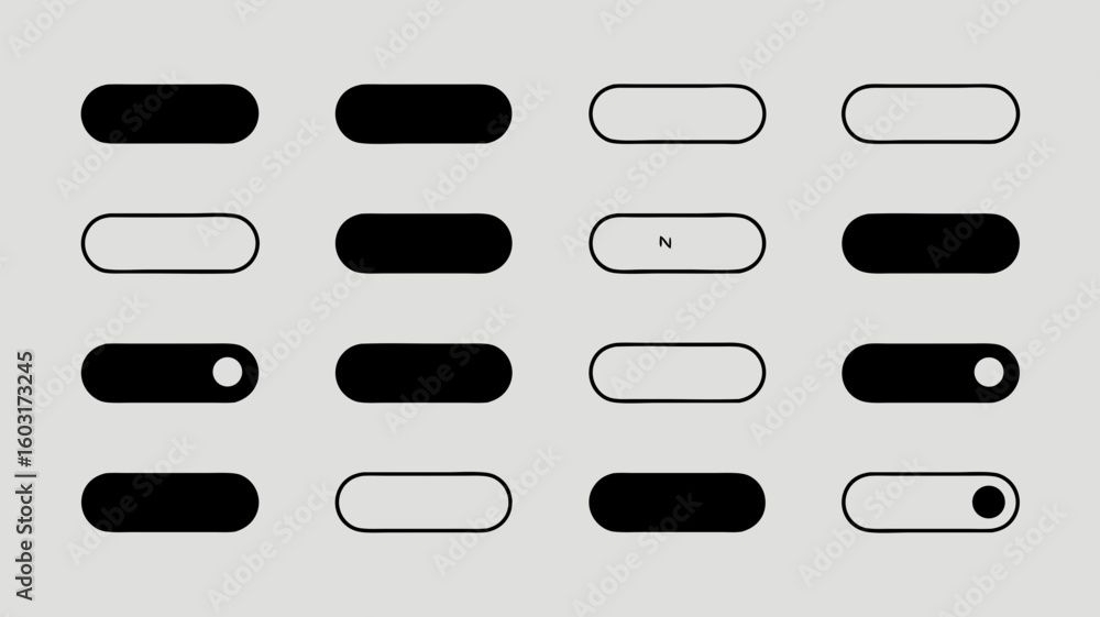 Aufkleber abstract design elements and minimalist ui aesthetic for modern digital interfaces and applications 