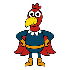 silly turkey superhero