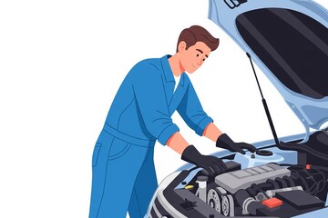 Routine Checkup at a Car Service Center