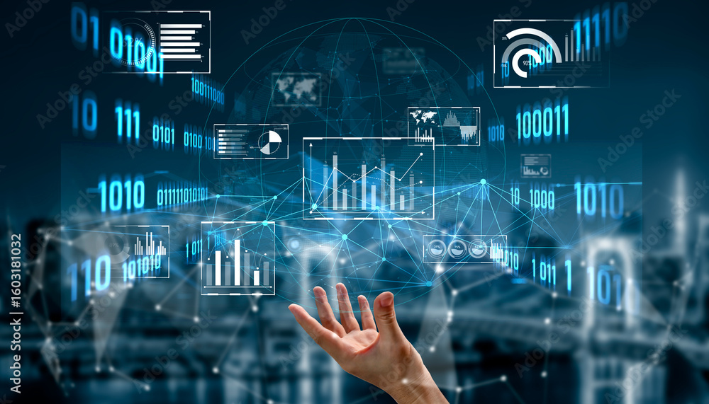 Poster big data and analytics support real-time insights, predictive modeling, and data-driven decisions fo