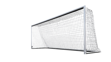 Soccer Goal Net Isolated on Transparent Background