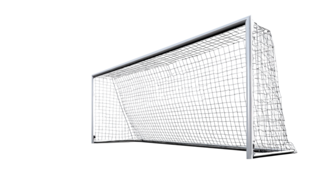 Soccer Goal Net Isolated on Transparent Background