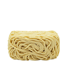 Raw pasta for making traditional dishes like ramen and instant noodles.