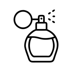 Obraz premium Perfume bottle fragrance scent aroma essential oil beauty product icon