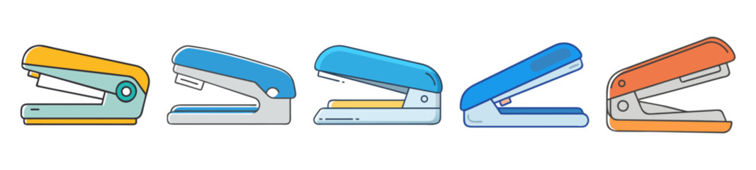 Assorted Canned Soup Icons &ndash; Flat Style Food Packaging Vector Set for Commercial and Culinary Design

