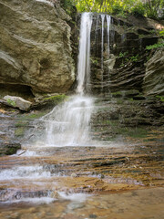 Window Falls in Hanging Rock State Park, North Carolina