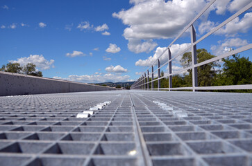 Service Walkway on a Bridge – Technical Access Path for Maintenance.