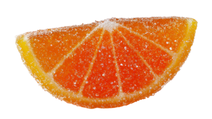 Sprinkled Orange Slice Candy Sweet Treat Confection