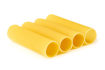 Cannelloni Pasta, isolated on white background