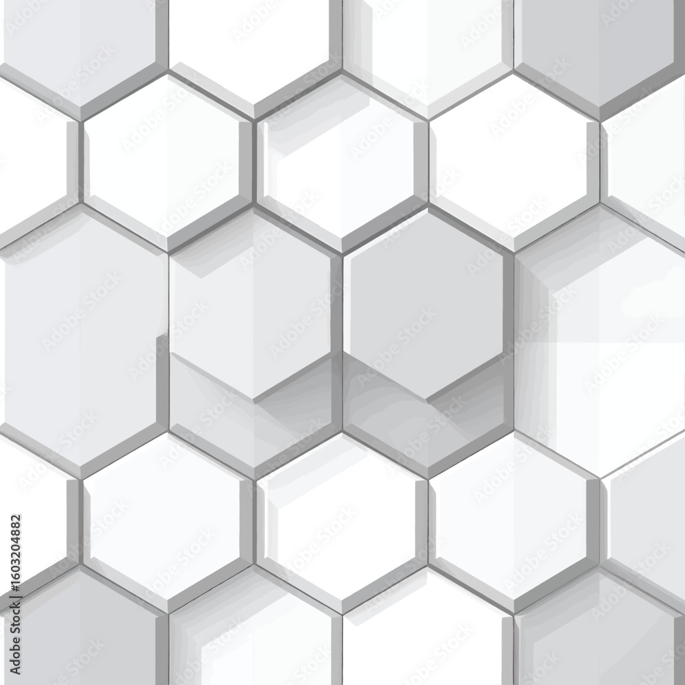 Poster abstract geometric hexagon pattern background