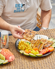 Hawawshy Popular Egyptian Street Food Sandwich