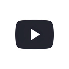 Play Button Icon:  Versatile Video Player Symbol for Websites and Apps