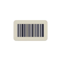 Abstract Barcode Pattern: Minimalist Grey & White Design Element for Branding & Design Projects