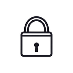 Padlock Icon: Security, Privacy, Protection, and Access Control Symbol