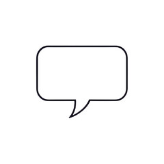 Versatile Speech Bubble Icon: Perfect for Communication, Messaging, and Design Projects