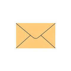 Classic Yellow Envelope: Perfect for Stationery, Branding, & Design Projects