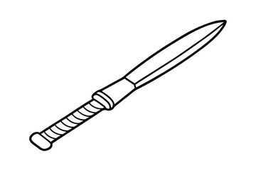 Obraz premium Hand Drawn Sculpting Chisel Icon No Text
