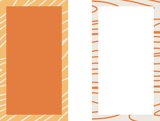 Trendy editable template for social networks stories