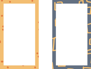 Social media banner template. Editable mockup for stories, post, blog, sale and promotion