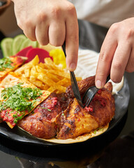  Grilled Chicken Traditional Middle Eastern Style