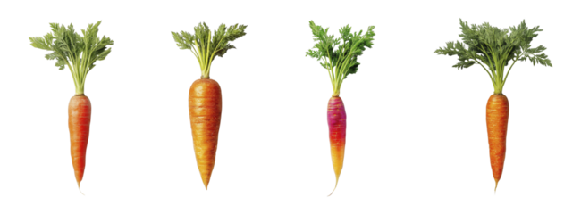 Fresh carrots harvested from organic farm food photography natural setting close-up view healthy eating concept