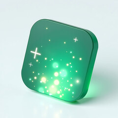 soft ethereal green bokeh dissolves shimmering crystalline background adorned delicate glowing holiday
