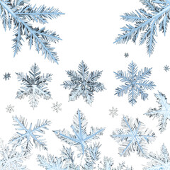 Detailed Winter Snowflake Design