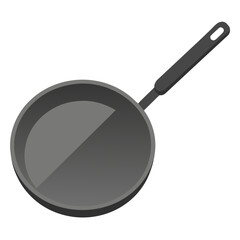frying pan isolated on white