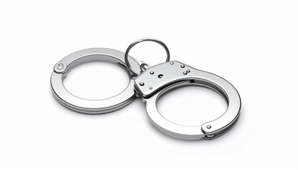 handcuffs isolated on white