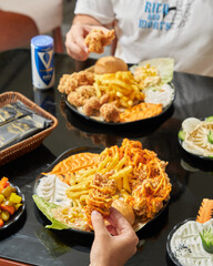 Crispy Golden Fried Chicken Pieces